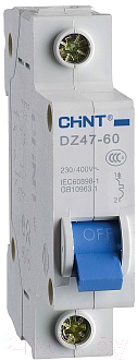 Выключатель автоматический Chint DZ47-60 1P 10A 4.5kA (B) / 188091