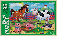 Пазл РЫЖИЙ КОТ Любимая ферма / ПМ-6363 (35эл) -