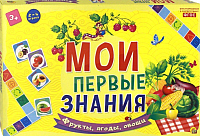 

Настольная игра РЫЖИЙ КОТ, Мои первые знания. Фрукты ягоды, овощи / ИН-8065