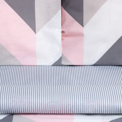 Комплект постельного белья Этель Pink illusion 2 сп / 7533788