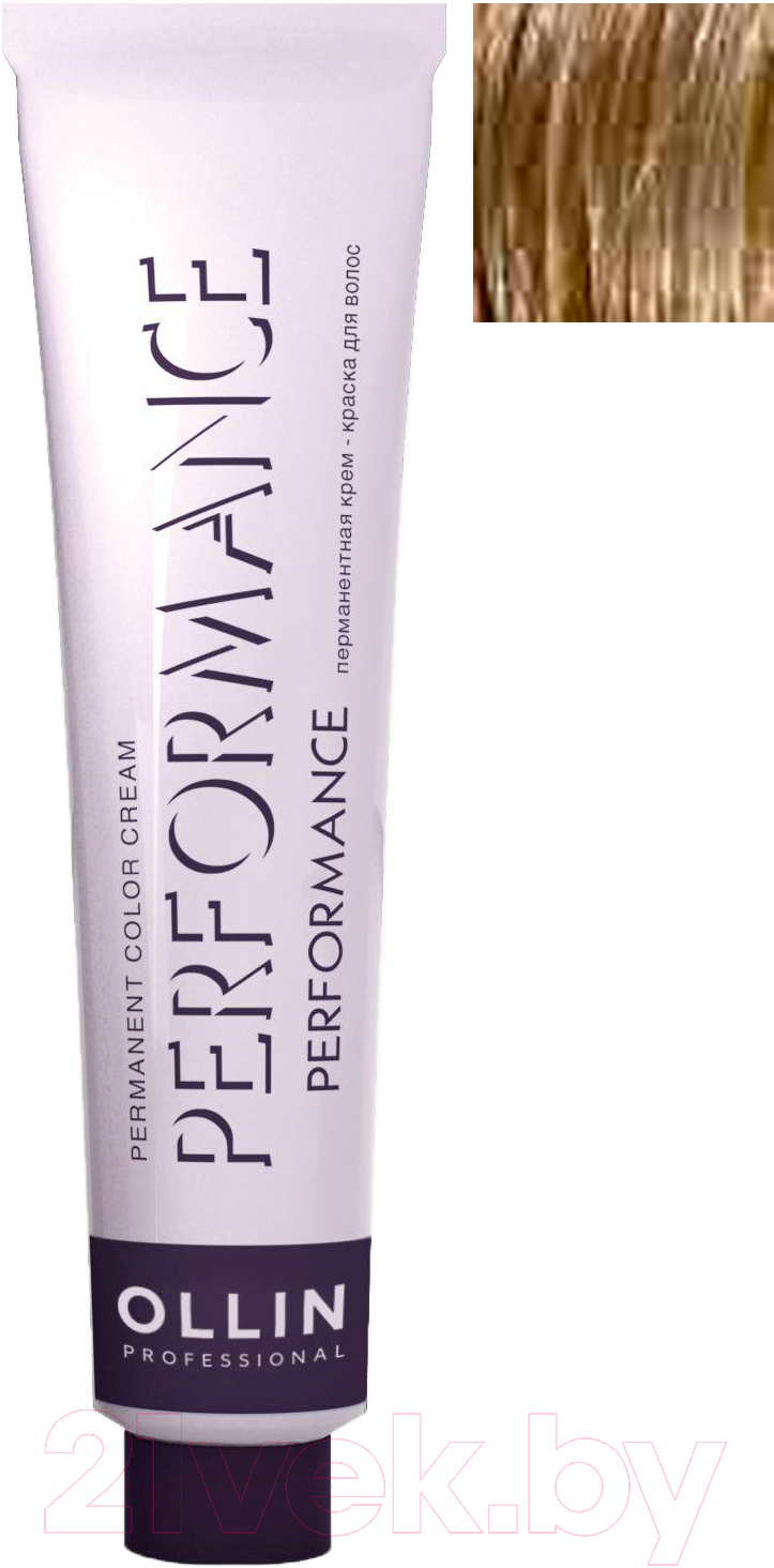 Крем-краска для волос Ollin Professional Performance Permanent Color Cream 10/73 (60мл, светлый блондин коричнево-золотистый)