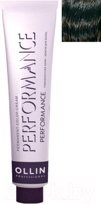 Крем-краска для волос Ollin Professional Performance Permanent Color Cream 5/09 (60мл, светлый шатен прозрачно-зеленый)