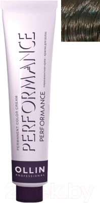 Крем-краска для волос Ollin Professional Performance Permanent Color Cream 7/09 (60мл, русый прозрачно-зеленый)