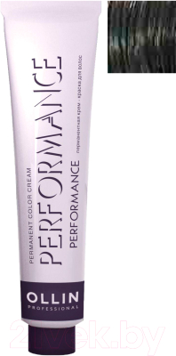 Крем-краска для волос Ollin Professional Performance Permanent Color Cream 0/11 (60мл, пепельный)