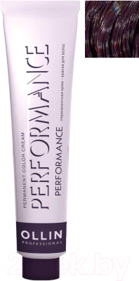 Крем-краска для волос Ollin Professional Performance Permanent Color Cream 0/82 (60мл, сине-фиолетовый)
