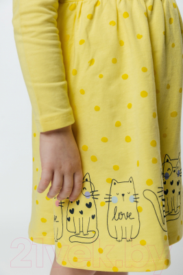 Платье для малышей Keka 5686 (желтый, р.104)