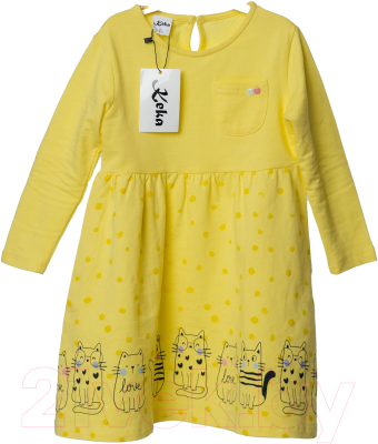 Платье для малышей Keka 5686 (желтый, р.104)