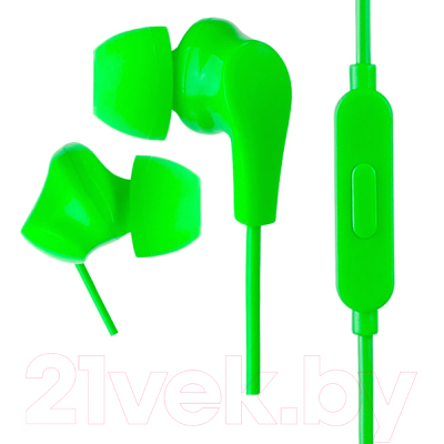 Наушники-гарнитура Perfeo Alpha / PF_A4934 (зеленый)