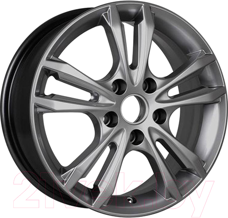 Литой диск K&K Samara (КС866) 16x6" 4x100мм DIA 60.1мм ET 50мм Дарк платинум