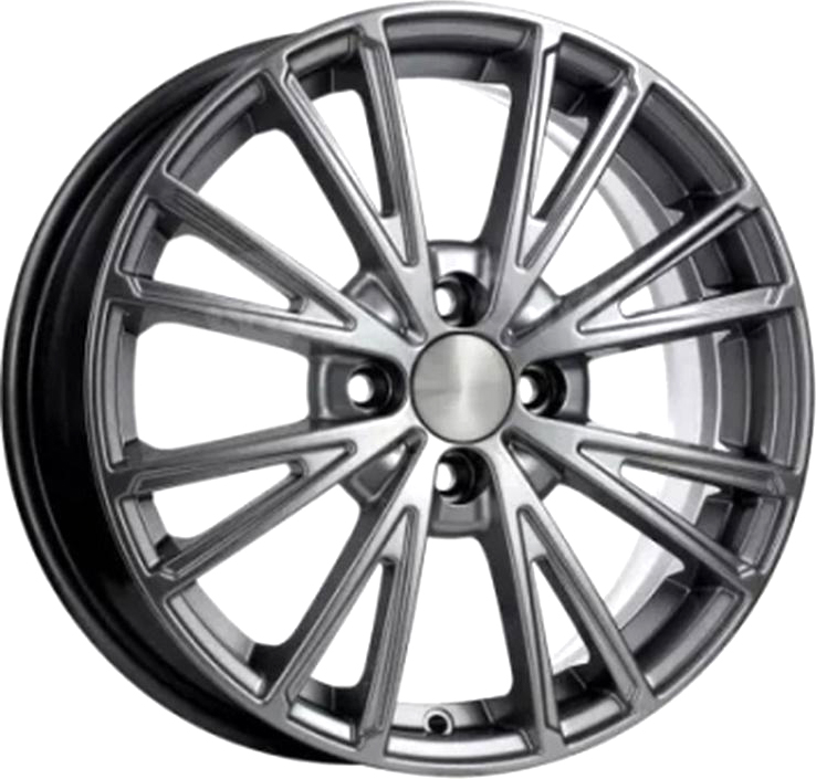 Литой диск K&K Меандр (КС879) 16x6" 4x100мм DIA 54.1мм ET 49мм Дарк платинум