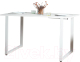 Обеденный стол Millwood Лофт Ницца Л18 120x70 (белый/металл белый) - 