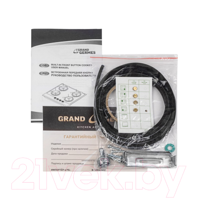Газовая варочная панель Grand & Germes HFG-60WH-CA