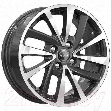 Литой диск K&K КС899 Logan 15x6" 4x100мм DIA 60.1мм ET 40мм Алмаз черный