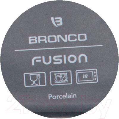 Тарелка столовая обеденная Bronco Fusion / 263-1220 (серый)