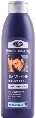 Шампунь для волос Iris Cosmetic Профессиональный уход Тонизирующий Для мужчин (1л)