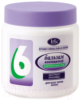 Бальзам для волос Iris Cosmetic Профессиональная линия №6 Комплексный уход с экстрактом крапивы (500мл)