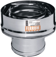 Переходник для дымохода Ferrum Ф130x200 / f0320 (430/0.8мм) - 