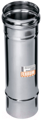 Труба дымохода Ferrum 0.25м 430/0.5мм Ф180 / f0811