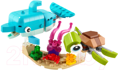 Конструктор Lego Creator Дельфин и черепаха / 31128