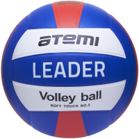 Мяч волейбольный Atemi Leader (синий/белый/красный) - 