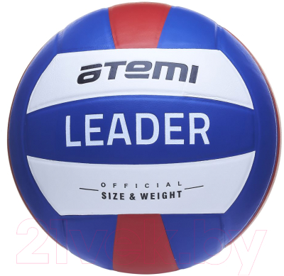 Мяч волейбольный Atemi Leader (синий/белый/красный)