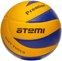 Мяч волейбольный Atemi Premier (желтый/синий) - 