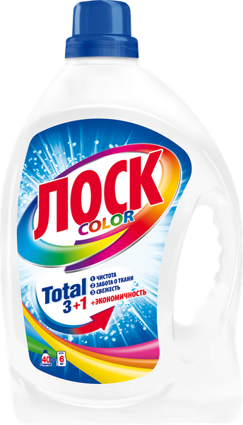 Гель для стирки ЛОСК Color  (2.6л)