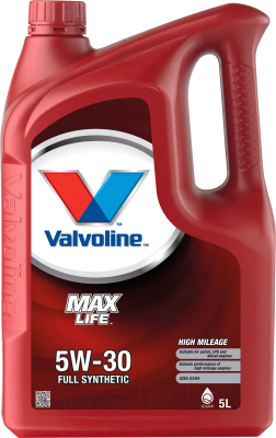 Моторное масло Valvoline Maxlife 5W30 / 872794 (5л)
