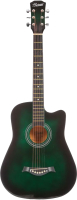 Акустическая гитара Belucci BC3810 GR (зелёный) - 