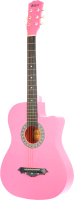Акустическая гитара Belucci BC3820 PI (розовый) - 