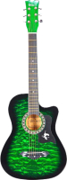 Акустическая гитара Belucci BC3830 GR (зеленый полосатый) - 