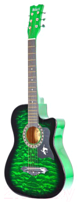 Акустическая гитара Belucci BC3830 GR (зеленый полосатый)