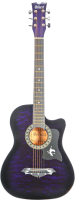 Акустическая гитара Belucci BC3830 VTS (фиолетовый полосатый) - 