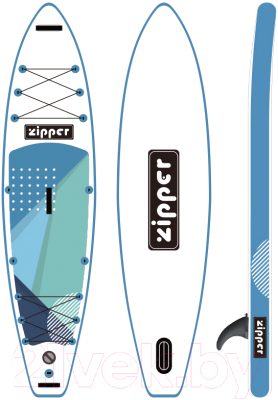 SUP-борд Zipper SX Line 12.6 (голубой)