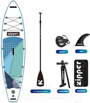 SUP-борд Zipper SX Line 12.6 (голубой)