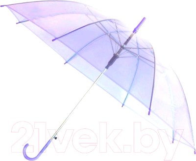 Зонт-трость Sipl BQ13C (прозрачный фиолетовый)
