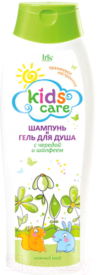 Изображение товара Шампунь-гель детский Iris Cosmetic Kids Care Череда и шалфей (400мл)