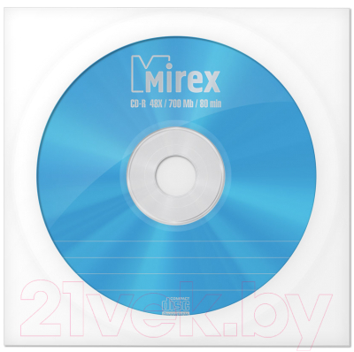 Диск CD-R Mirex Standard 700Мб 48x / UL120051A8C