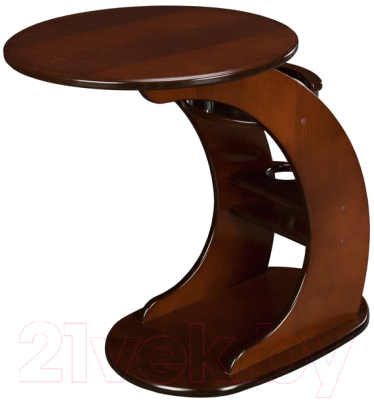 Приставной столик Мебелик Люкс (орех)