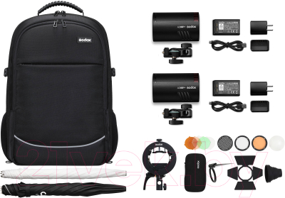 Комплект оборудования для фотостудии Godox AD100Pro Dual Kit / 28516