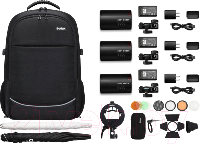 Комплект оборудования для фотостудии Godox AD100Pro Three Kit / 28517