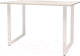 Обеденный стол Millwood Лофт Ницца Л18 120x70 (дуб белый крафт/металл белый) - 