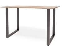 Обеденный стол Millwood Лофт Ницца Л18 120x70 (дуб табачный крафт/металл черный) - 