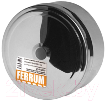 Заглушка дымохода Ferrum Ф100 / f1301 (430/0.5мм)