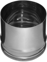 

Заглушка дымохода Ferrum, 430/0.5мм Ф150 / f1309