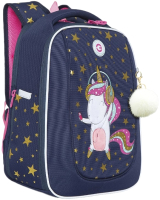 Школьный рюкзак Grizzly RAf-292-4 (синий) - 