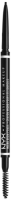 

Карандаш для бровей NYX, Professional Makeup Micro Brow Pencil 08 Black
