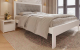 Двуспальная кровать BAMA Георг (180x200, белый/велюр) - 