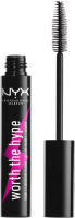 

Тушь для ресниц NYX, Professional Makeup Worth The Hype Mascara 01 Black