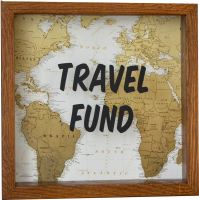 Копилка Richwood Travel Fund TRAVEL2626-3d / brown (темное дерево) - 
